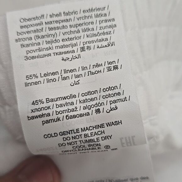 Olsen Europe Anna wide leg linen pants XL - Picture 10 of 10